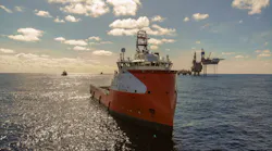 The platform supply vessel Sea Falcon.