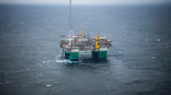 The Gjøa platform in the Norwegian North Sea.