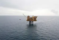 The Kittiwake platform in the UK central North Sea. The Kittiwake platform in the UK central North Sea.