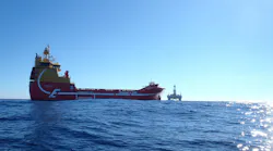 The supply vessel Viking Lady.