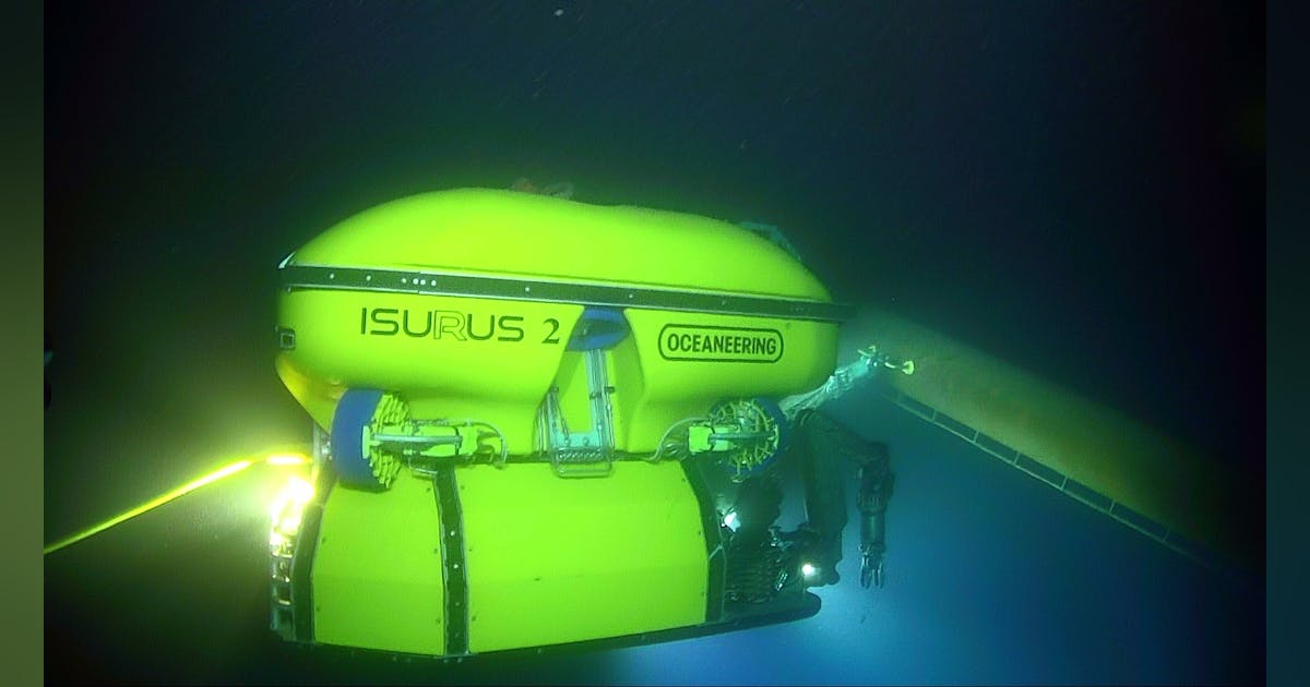 New work-class ROV can operate in harsh tidal environments | Offshore ...