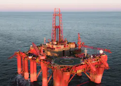 The semisubmersible Borgland Dolphin.