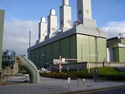 Connah&rsquo;s Quay power station in Flintshire.