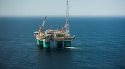 The Gjøa platform in the Norwegian North Sea.