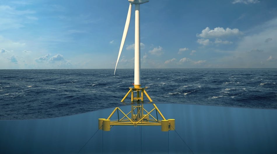 Marine Power Systems Floating Platform Windsub