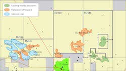Prospectivity identified on license P2480 in the UK central North Sea. Prospectivity identified on license P2480 in the UK central North Sea.