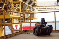 The Taurob Inspector was deployed last year on Total E&amp;P&rsquo;s K5CC platform offshore the Netherlands.