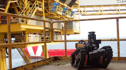 The Taurob Inspector was deployed last year on Total E&P’s K5CC platform offshore the Netherlands.