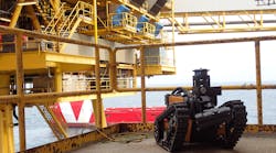 The Taurob Inspector was deployed last year on Total E&amp;P&rsquo;s K5CC platform offshore the Netherlands.