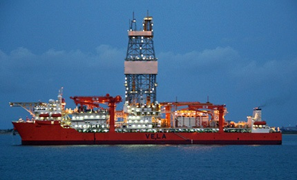 The drillship Vela.