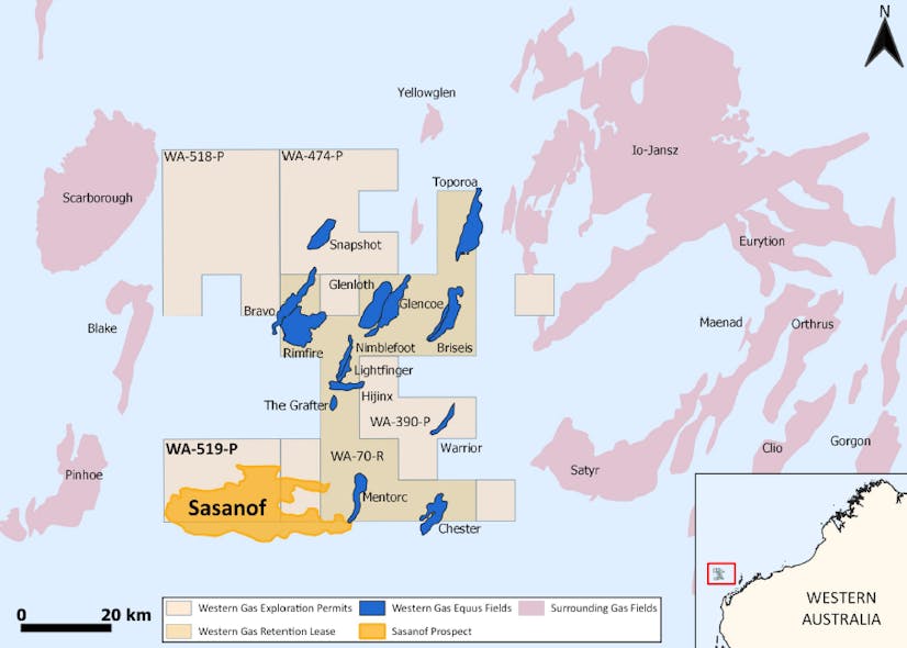 Western Gas Sasanof Exploration Well