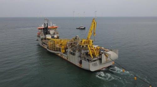 The cable laying vessel Willem de Vlamingh.