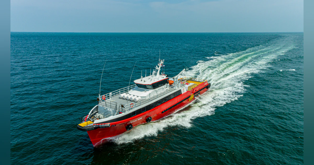Centus Takes Delivery Of Latest Fast Crew Boat Offshore