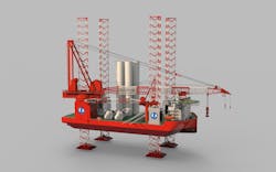 2,000-ton wind turbine installation vessel equipped with Wärtsilä thruster WST32 and WTT21. 2,000-ton wind turbine installation vessel equipped with Wärtsilä thruster WST32 and WTT21.