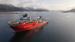 The dive support vessel Deep Arctic.