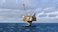 The Draugen platform.