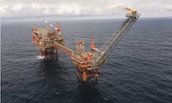The Everest platform in the UK central North Sea.