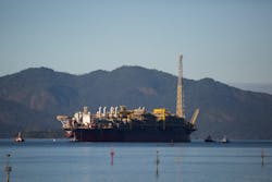 The FPSO Carioca. The FPSO Carioca.