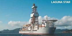 The ultra-deepwater drillship Laguna Star was delivered in 2012.