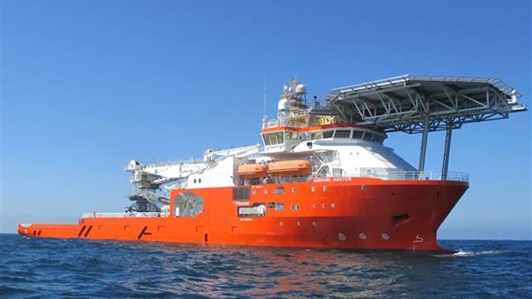 The construction support vessel Normand Jarstein.