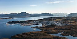 The Nyhamna plant in Aukra, Norway. The Nyhamna plant in Aukra, Norway.