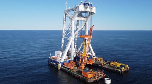 So far, the heavy-lift vessel Svanen has installed more than 700 foundations throughout Europe and the vast majority of monopiles in the Baltic Sea.