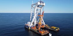 So far, the heavy-lift vessel Svanen has installed more than 700 foundations throughout Europe and the vast majority of monopiles in the Baltic Sea.