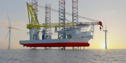 The jackup vessel Voltaire is expected to enter service in 2022.