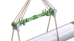 The lifting spreader is designed for the installation of next generation monopiles.