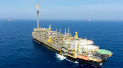 The FPSO P-77 operates at the Búzios field in the Santos basin offshore Brazil.