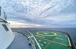 The seismic vessel PXGEO 2. The seismic vessel PXGEO 2.