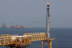 File photo of the Ku Maloob Zaap platform complex in the Bay of Campeche.