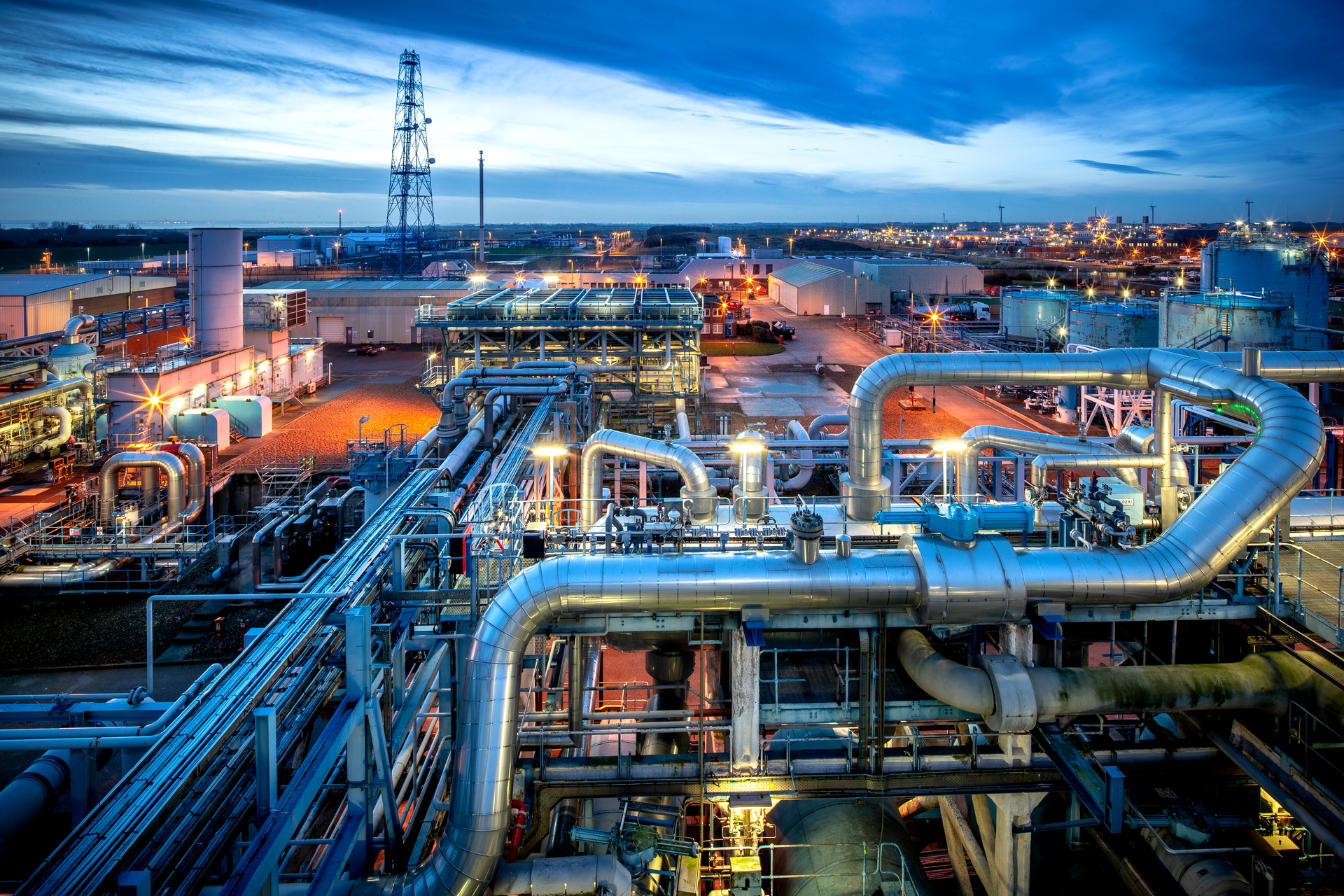 The onshore gas-reception terminal is at Easington, East Yorkshire.