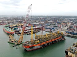 The FPSO Liza Unity. The FPSO Liza Unity.