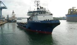 The AHTS Sea Panther. The AHTS Sea Panther.