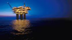 The Shenzi platform in the Gulf of Mexico.