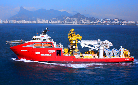 The pipelay support vessel Skandi Niteroi.