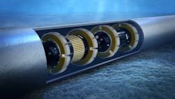 DILI technology relies on electrical tomographic measurements to inspect deposit conditions in pipelines. DILI technology relies on electrical tomographic measurements to inspect deposit conditions in pipelines.