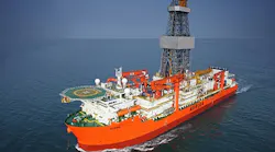 The ultra-deepwater drillship Auriga.