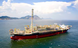 The FPSO Cidade de Santos MV20.