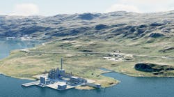 Illustration of an ammonia plant. Illustration of an ammonia plant.