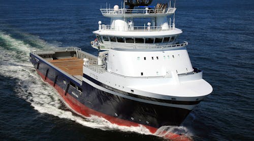 The platform supply vessel Island Commander.