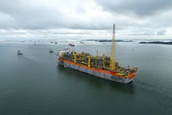 The FPSO Liza Unity is sailing to Guyana. The FPSO Liza Unity is sailing to Guyana.