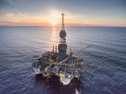 The Njord A platform. The Njord A platform.