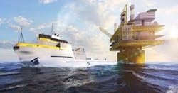 Illustration of the MSV onsite near the TLP. Illustration of the MSV onsite near the TLP.