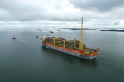 The FPSO Liza Unity sets sail for Guyana. The FPSO Liza Unity sets sail for Guyana.