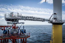 The A-type gangway system. The A-type gangway system.