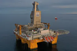 The semisubmersible Deepsea Nordkapp.