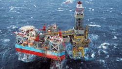 The jackup Maersk Gallant. The jackup Maersk Gallant.