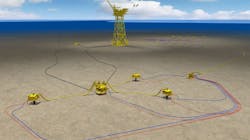 Matapal is a three-well subsea tieback to the Juniper platform. Matapal is a three-well subsea tieback to the Juniper platform.